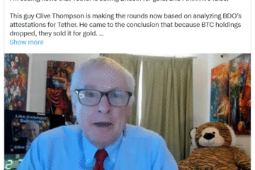 Tether denies Bitcoin sell-off rumors, confirms buying BTC, gold, land