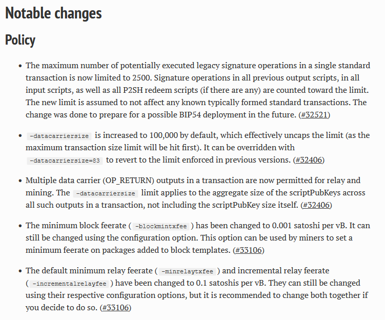 Bitcoin Core v30 goes live with controversial OP_RETURN change