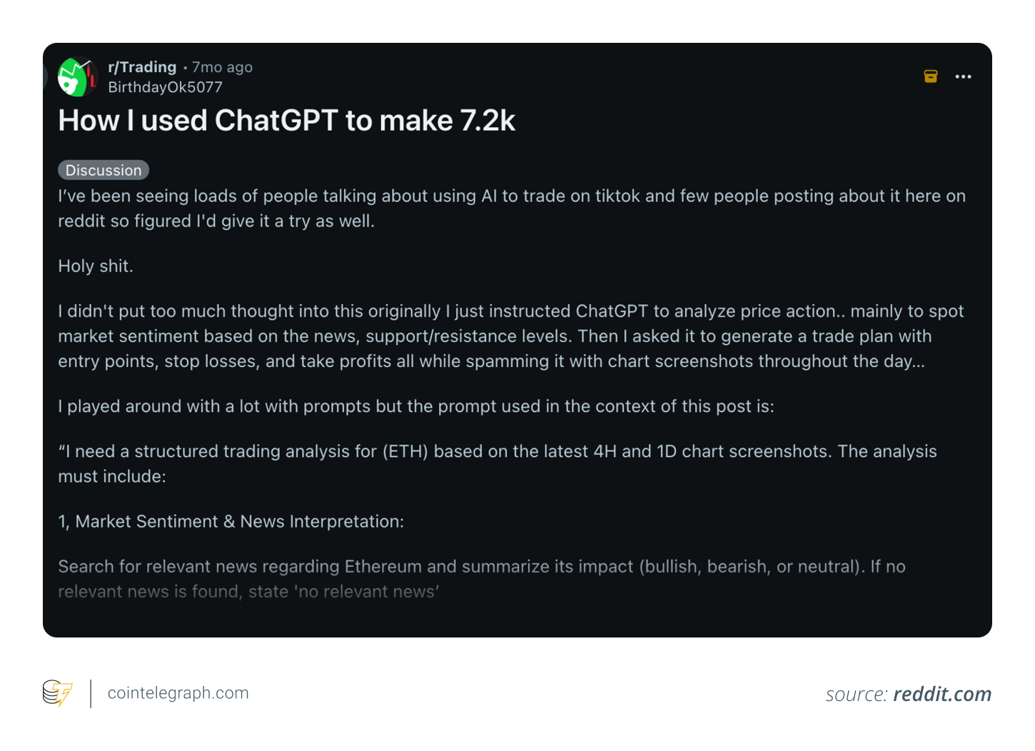 How to turn ChatGPT into your personal crypto trading assistant