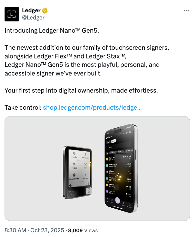 Ledger and Trezor 2025 hardware wallets released: What’s new for users?