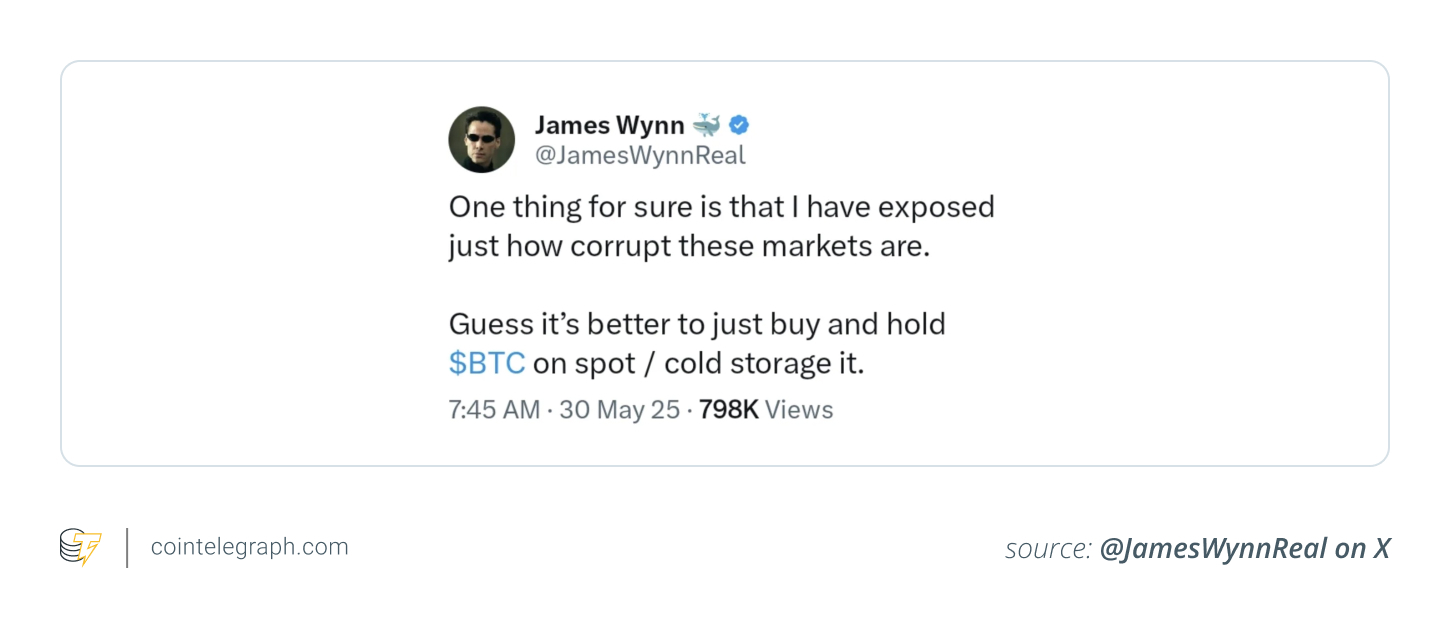 Top 5 crypto traders to watch in 2025: From James Wynn to Machi Big Brother